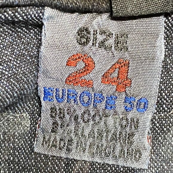 Run and Fly Women's Wide-Leg Jeans Black Size 24 - Picture 11 of 12